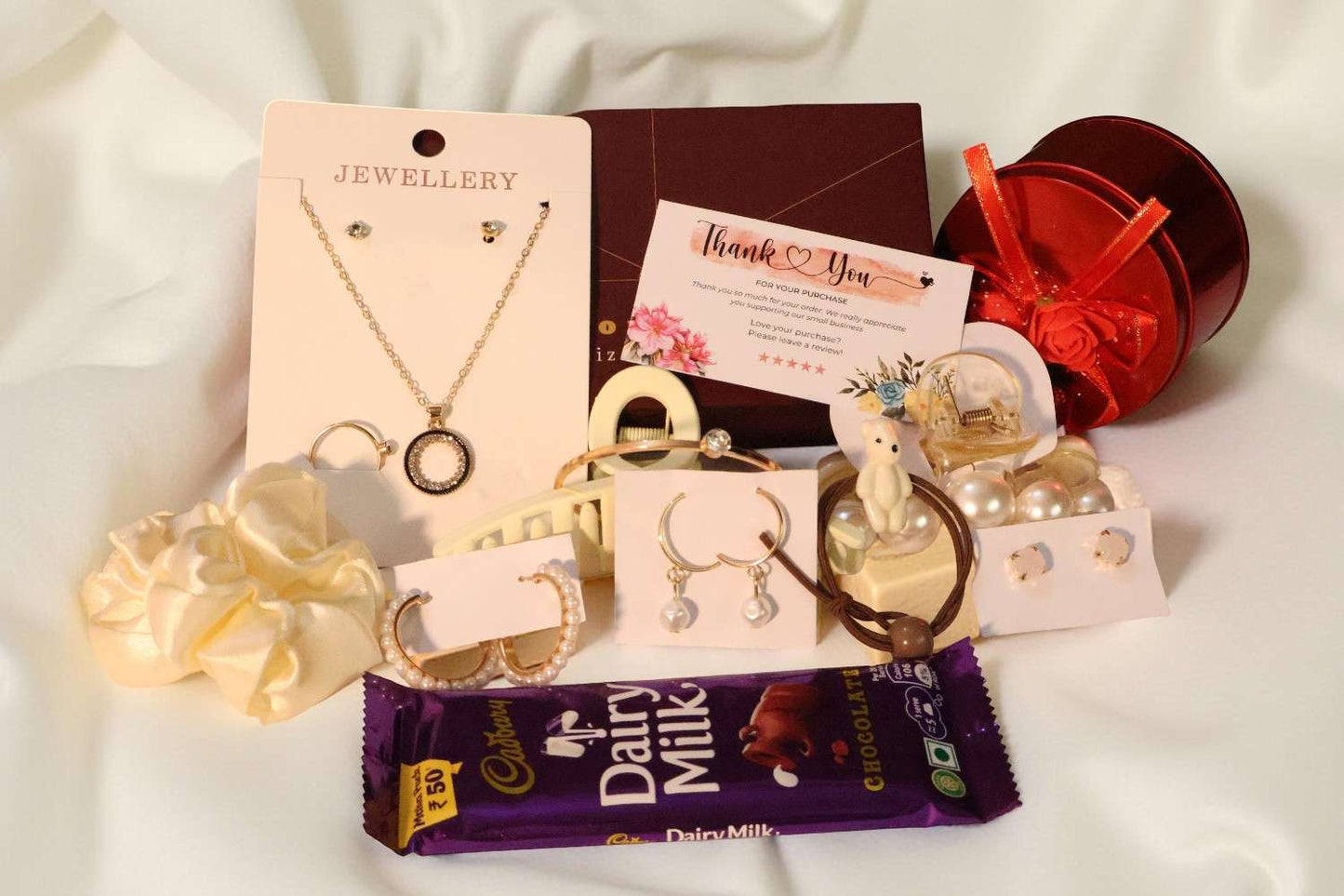 Premium Jewellery & Chocolate Gift Hamper