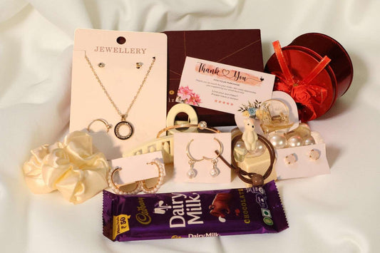 Premium Jewellery & Chocolate Gift Hamper